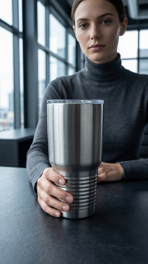 Polar Camel 30Oz Tumbler in Stainless — Custom drinkware by Karved Concepts