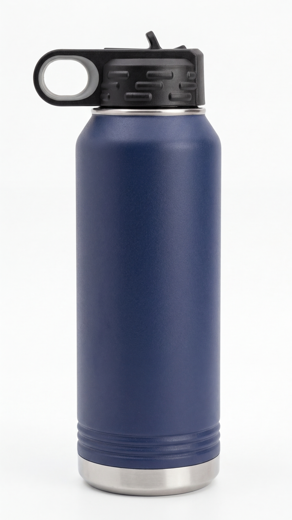 None - Polar Camel 32Oz Water Bottle design pomelli navy-blue 01