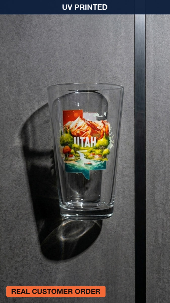 UV Printed Pint Glass