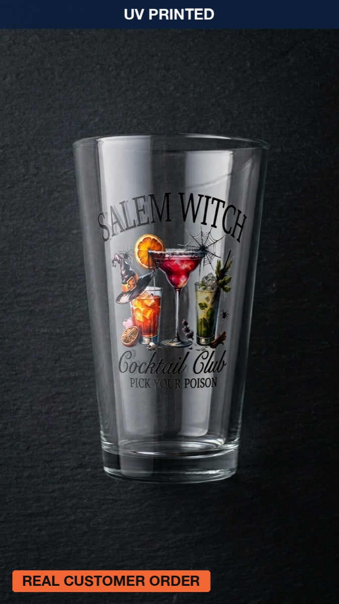 UV Printed Pint Glass
