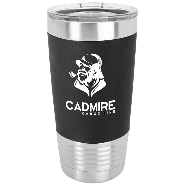 20oz Tumbler — Black/White