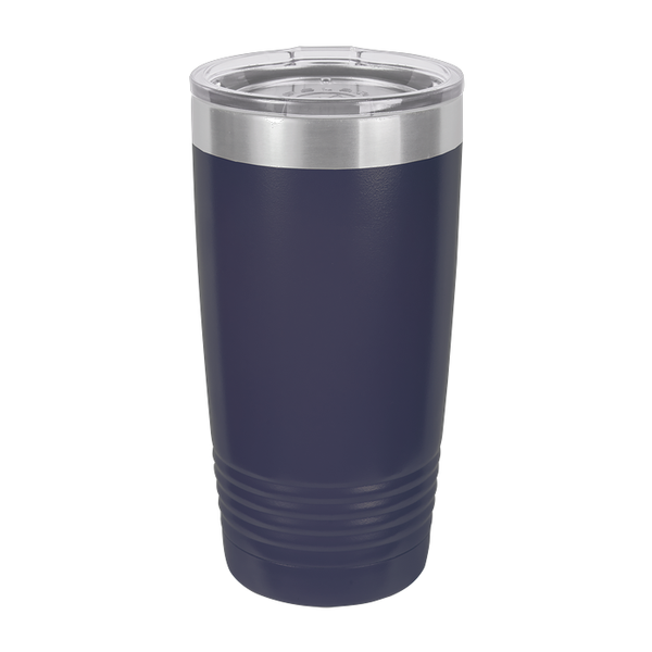 Blank navy 20oz Polar Camel Ringneck tumbler, undecorated