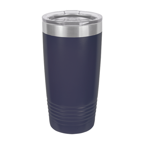 Blank navy 20oz Polar Camel Ringneck tumbler, undecorated