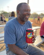 12oz Can Cooler with a custom full-color printed logo, lifestyle photo 3 | Karved Concepts