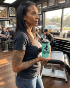 12oz Can Cooler with a custom full-color printed logo, lifestyle photo 4 | Karved Concepts