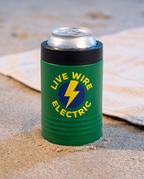 12oz Can Cooler with a custom full-color printed logo, outdoors | Karved Concepts