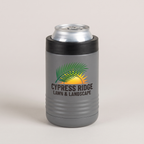 12oz Can Cooler in Gray with a custom full-color printed logo | Karved Concepts