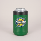 12oz Can Cooler in Green with a custom full-color printed logo | Karved Concepts