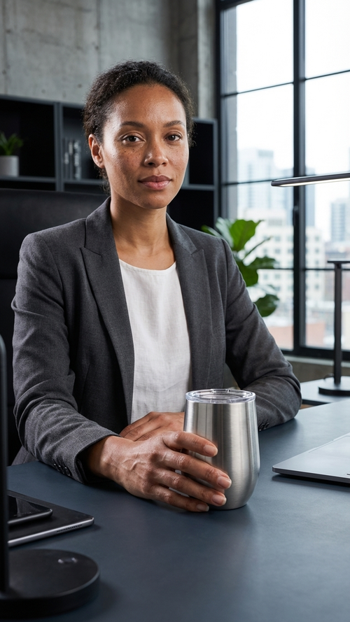 Polar Camel 12Oz Wine Tumbler in Stainless — Custom drinkware by Karved Concepts