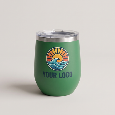 12oz Wine Tumbler, studio photo | Karved Concepts