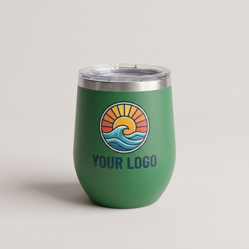 12oz Wine Tumbler, studio photo | Karved Concepts