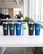 20oz Ringneck Tumbler, a set of six printed for an office team | Karved Concepts