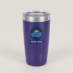 20oz Ringneck Tumbler in Purple with a full-color printed sample logo | Karved Concepts