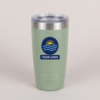20oz Ringneck Tumbler in Summer Sage with a full-color printed sample logo | Karved Concepts