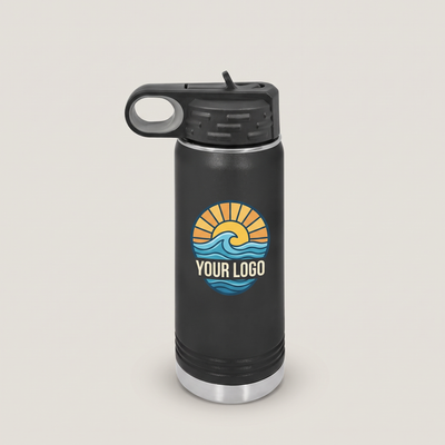 20oz Water Bottle, studio photo | Karved Concepts