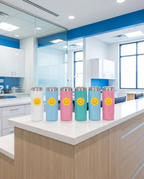 22oz Skinny Tumbler, a set of six printed for an office team | Karved Concepts