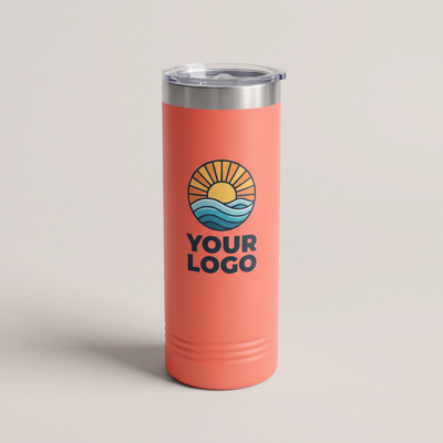 22oz Skinny Tumbler, studio photo | Karved Concepts