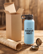 32oz Water Bottle, personalized as an adventure gift | Karved Concepts