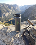 32oz Water Bottle, at a mountain trail overlook | Karved Concepts