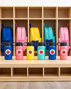 12oz Water Bottle, a set of six printed for a classroom | Karved Concepts