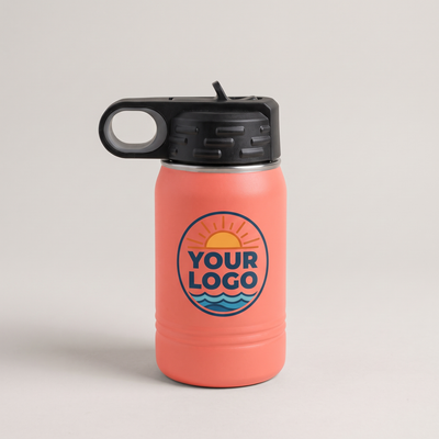 12oz Water Bottle, studio photo | Karved Concepts