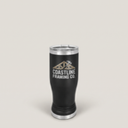 14oz Pilsner Tumbler with a custom full-color printed logo | Karved Concepts