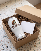 14oz Pilsner Tumbler with a custom full-color printed logo, in a gift box | Karved Concepts