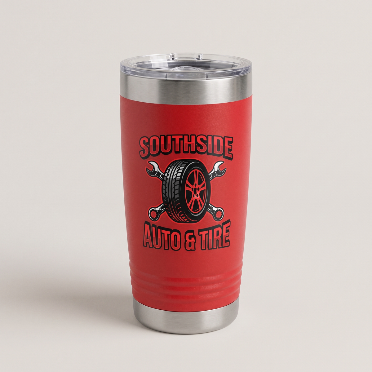 16oz Pint Tumbler with a custom full-color printed logo | Karved Concepts