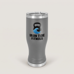 20oz Pilsner Tumbler with a custom full-color printed logo, studio photo | Karved Concepts