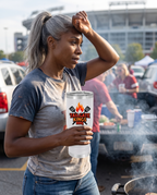 20oz Pilsner Tumbler with a custom full-color printed logo, lifestyle photo 4 | Karved Concepts