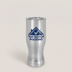 20oz Pilsner Tumbler in Stainless Steel with a custom full-color printed logo | Karved Concepts