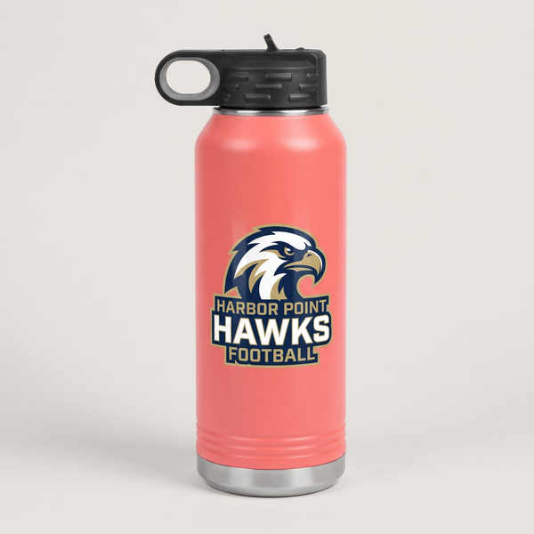 40oz Water Bottle with a custom full-color printed logo | Karved Concepts