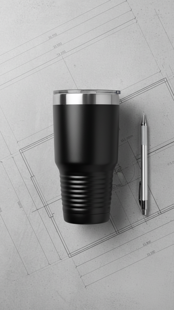 Karved Custom 30oz Ringneck Tumbler — Stainless Steel Custom UV Print