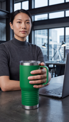 20oz Stainless Travel Mug — Laser Engraved